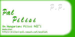 pal pilisi business card